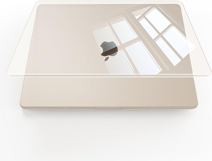 Soonjet Compatible with MacBook Air 13 inch Case, Crystal Clear Shell, Fits 2022-2026 M5/M4/M3/M2 A3449 A3240 A3113 A2681, Color-Matched Transparent Design for All MacBook Air 13.6 inch