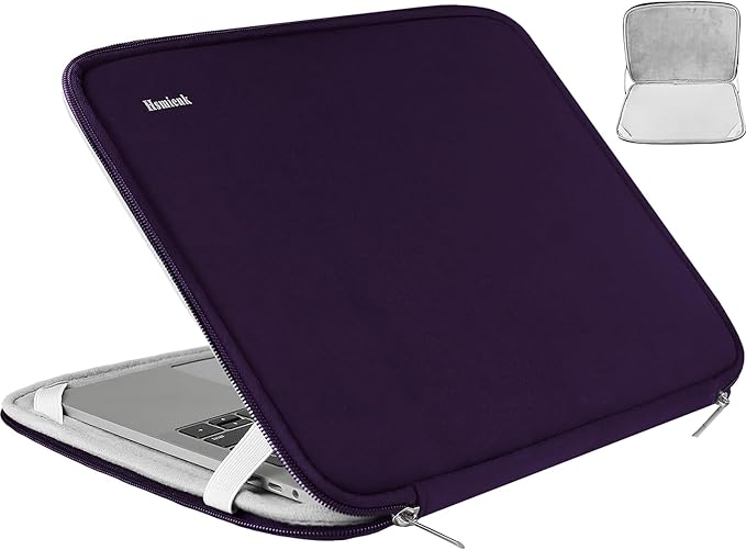 Laptop Case, 15.6 Inch, Durable Shockproof Protective Sleeve Cover Compatible with HP, ASUS, Lenovo, Acer, Notebook, Computer, Dark Purple