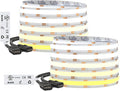 BTF-LIGHTING FCOB COB LED Strip CCT Tunable 3000K-6000K,UL Listed DC24V 32.8FT CRI 90+ Dimmable LED Tape Lights,640LEDs/m Dotless for Bedroom Kitchen Indoor Decor(No Adapter or Controller)