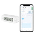 Smart Digital Thermometer Hygrometer, WiFi Indoor Temperature Humidity Sensor with App Alerts, Mini Room Temperature Meter with Data Storage and Export, Compatible with Alexa. 1PCS