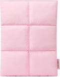 Comfyable Puffy Tablet Sleeve 7-8 Inch Compatible for iPad mini 7 2024 A17 Pro, Mini 6 2021 A15, Quilted Puffer Tablet Carrying Case for Women Men, Candy Pink