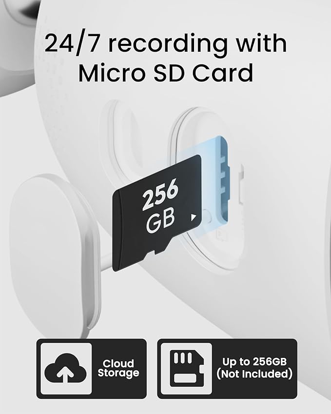 youkey 2.5K Wired Security Camera Outdoor, F1.0 Color24 Night Vision, Plug-in Cameras for Home Security Outside, 24/7 Continuous Recording, 130°FOV, 2.4/5GHz WiFi 6, Bluetooth Pairing, No Monthly Fees
