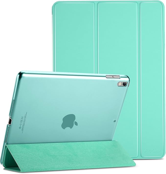ProCase Smart Case for 10.5” iPad Air 3rd Generation 2019 / iPad Pro 2017, Slim Stand Cover with Translucent Frosted Back for iPad Air 3 -Mint