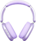 Wentronic Y02 Active Noise Cancelling Headphones, Wireless Over-Ear Bluetooth 5.4 Headphones, Multiple Modes, 60H Playtime, Hi-Res Audio, Big Bass, Foldable Lightweight for Travel Home Office, Purple