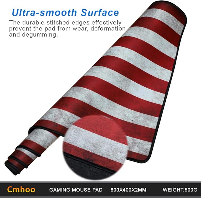 XXL Gaming Mouse Mat Extended & Extra Large Mouse Pad (80x40 US)