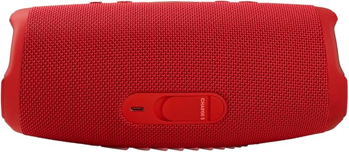 JBL CHARGE 5 - Portable Waterproof (IP67) Bluetooth Speaker with Powerbank USB Charge out, 20 hours playtime, JBL Partyboost (Red)