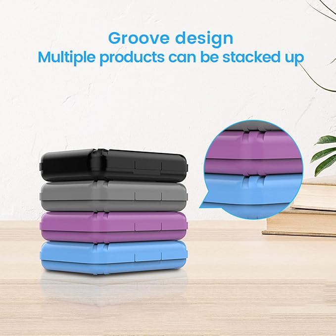 ORICO Hard Drive Case 3.5 inch HDD Storage Carrying Case Anti-Static and Shockproof External Hard Drive Portable Case, Compatible with WD, Seagate, Toshiba, Samsung, Hitachi, Crucial-PHXBK