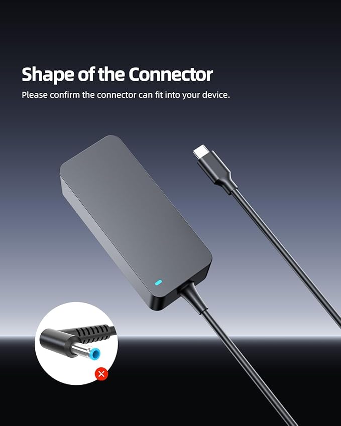 65W USB C AC Charger Compatible with Lenovo Yoga 7 7i 9 9i 2-in-1 14 16 inch Laptop Power Supply Cord Adapter