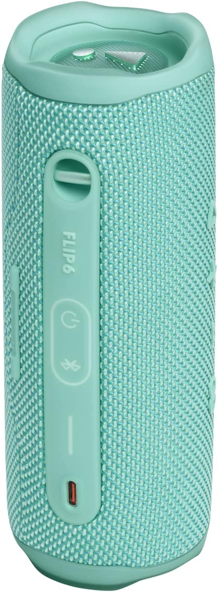 JBL FLIP 6 Waterproof Portable Speaker Bundle with gSport Silicone Sleeve (Teal)