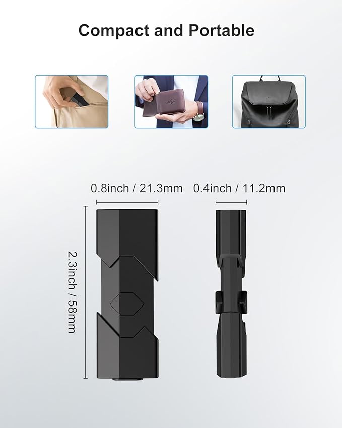 RAOYI 2 Pack 64GB USB C Flash Drive 2 in 1 Type C + USB 3.0 Flash Drive Dual OTG Retractable Type-C Thumb Drive Memory Stick for iPhone 17/16/15 iPad Android Smartphone Tablet PC (Black, Red)