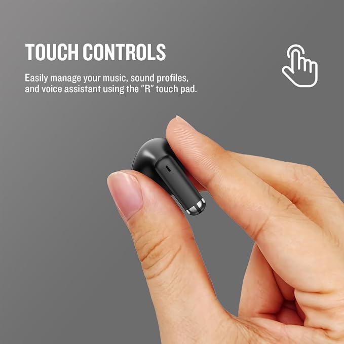 X25 Wireless Earbuds, Semi-in-Ear Headphones, Super Bass Sound Earphone, Bluetooth 5.3 with Microphone, Hands-Free Call, 50H Standby time, Auto Pairing for Apple AirPods