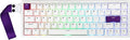 EPOMAKER HE68 Hall Effect Keyboard, 8000hz Polling, 0.01mm Adjustable Trigger, 0.125ms Latency, Creamy Gasket, Snap Key, SOCD, RGB, Wired Magnetic Gaming Keyboard for Mac/PC (White)