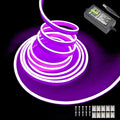 Purple Neon LED Strip Lights, 16.4ft 12V Waterproof Flexible Light for Indoor/Outdoor Decoration (Includes Power Adapter)