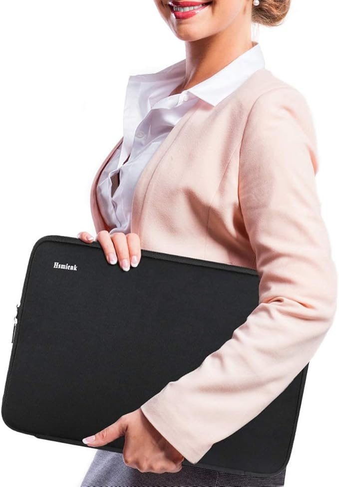 Laptop Case Sleeve 13.3 inch, Protective Computer Cover Sleeve Tablet Briefcase Carrying Bag Compatible with MacBook Air/MacBook Pro, HP, ASUS, Acer, Lenovo, Notebook, Computer, Black