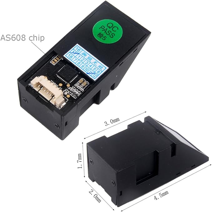 Optical Fingerprint Reader Sensor Module Door Lock Access Control Red Light for Arduino Mega2560 UNO R3