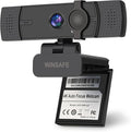 4K Webcam for PC, UHD Video Calling, PDAF AutoFocus, Dual Noise-Canceling Microphones, 70° FOV, 1080P@60FPS, Privacy Cover, USB Plug&Play, Works with Teams, Zoom, OBS, Skype