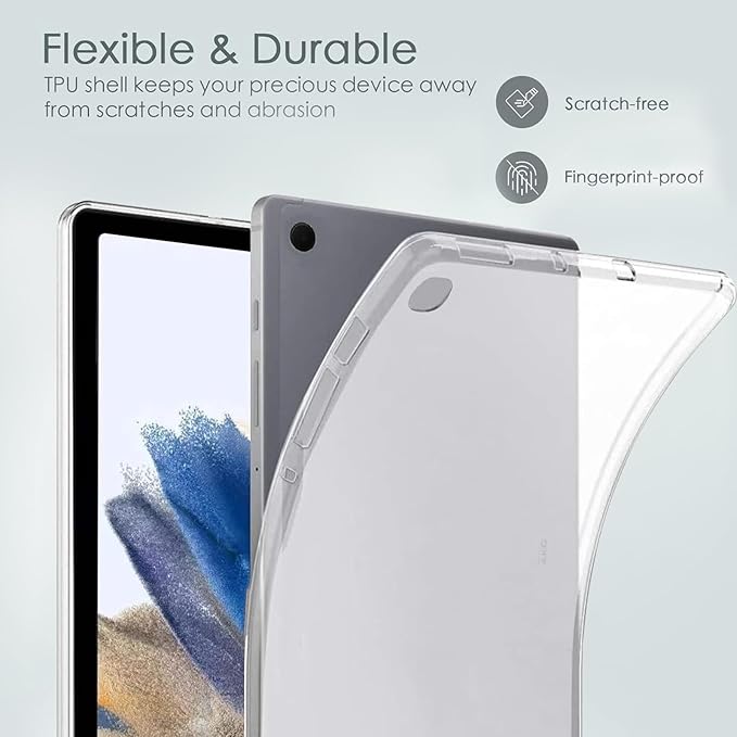 Translucent Case for iPad Pro 12.9 inch 2017/2015 (2nd/1st Generation) Frosted Clear Back Soft TPU Shockproof Silicone Lightweight Cover for iPad Pro 11 2nd Gen 2020/1st Gen 2018,Matte Clear