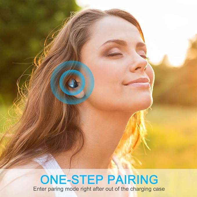 Ordtop Wireless Earbuds, 140Hrs Playtime Ear Buds 2026 New Bluetooth 5.3 Headphones 6D Stereo Bass with ENC Clear Call, IPX7 Waterproof Earphones for Sports/Working, in Ear Headphones for Android/iOS