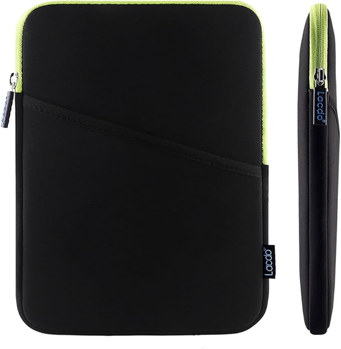 Lacdo Tablet Sleeve Case for 11 inch iPad A16 / 11 inch iPad Air M4 M3 M2 / 11" iPad Pro M5 M4 / 10.9" iPad /10.2" iPad /10.9" ipad Air / 11 Inch Samsung Galaxy Tab A9+ Bag, Fit Magic Keyboard, Green