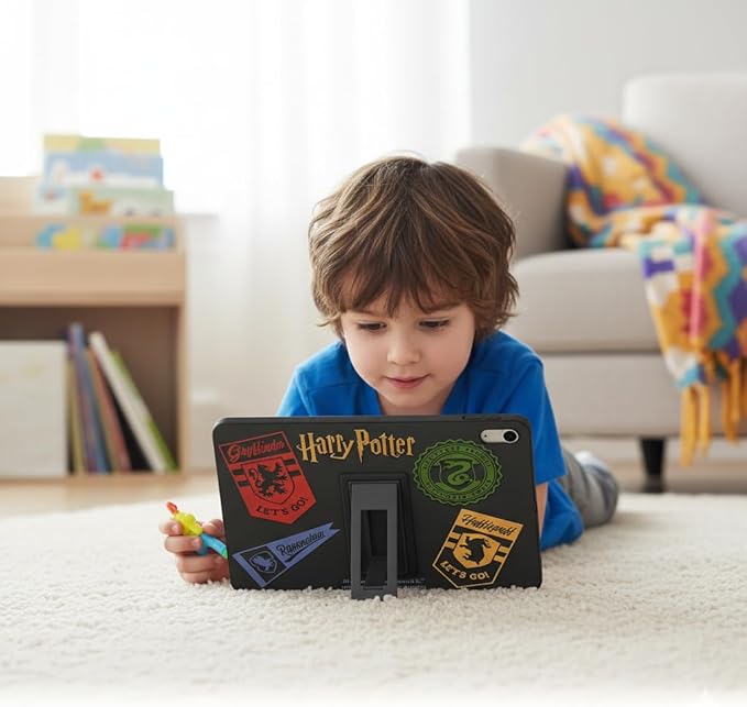 Harry Potter iPad Case - 10.9 Inch Case for iPad 10th Generation (2022) & A16 11th Generation 11 inch (2025) - Tablet Cover with Stand, Shockproof Silicone Protector