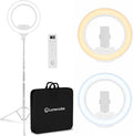 Lume Cube Ring Light Pro | Wireless Professional Lighting for Photography, Streaming, Video | Adjustable Color and Brightness | Includes Sturdy, Portable Tripod Mount and Padded Carrying Case