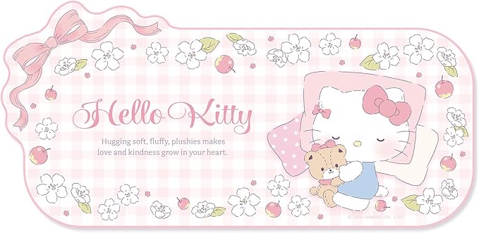 Kuitmor Kawaii Anime Mouse Pad,Non-Slip Waterproof Desk Mat for Keyboard,Durable Large Extended Gaming Mouse Pad with Bowknot Edge for Office Gaming - FlowerCat