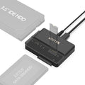 Unitek M.2 NVME SATA IDE Enclosure 3 in 1 Tool-Free Portable 10Gbps PCIe3.1a M.2 SATA3.1 IDE100 External Adapter USB 3.2 Hard Drive Reader for 2230/2242/2260/2280 NVME 2.5" /3.5" SATA SSD 3.5" IDE