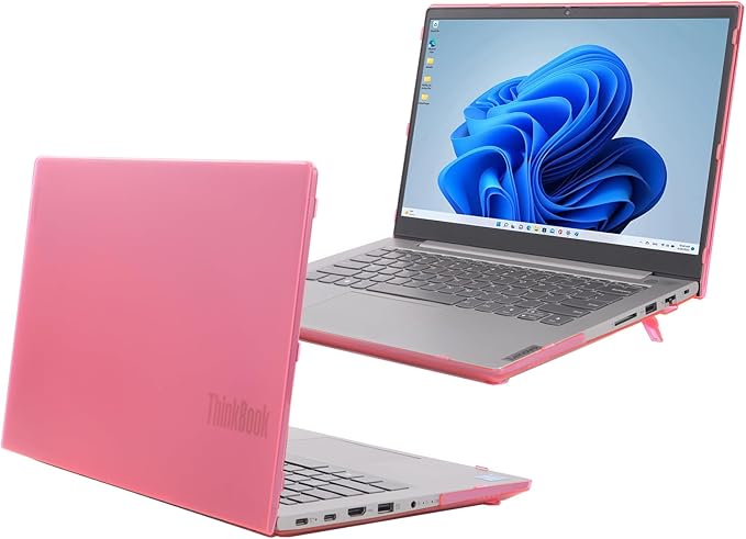 mCover Case ONLY Compatible for 2021~2023 14" Lenovo ThinkBook 14 G2 / G3 / G4 / G5 Series Notebook PC (NOT Working with Other Lenovo Models) - Pink