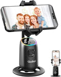 Rollei Auto Face Tracking Tripod, Desktop Smartphone Gimbal Stabilizer Phone Holder with AI Track for iPhone/Android Stand for Filming Streaming Tiktok Video Vlog