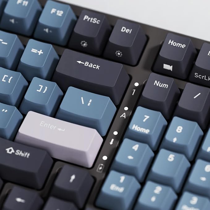 RK ROYAL KLUDGE RK98 Wireless Mechanical Keyboard, 100 Keys 98% Layout with Custom Switches Hot Swappable, Tri-Mode BT5.1/2.4G/USB-C Full Size Gaming Keyboard with Numpad RGB, Brown Switch