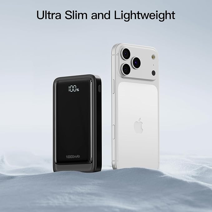 2026 2-Pack 10000mAh Portable Charger with Built in 4 Cables, PD 20W Travel Essentials Battery Pack, 5 Outputs 2 Inputs Slim Power Bank for iPhone 17/16/15/14, Samsung Galaxy S23/22, Pixel etc