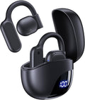 AI Translation Earbuds Real Time 164 Languages 80H Playtime Translator Ear Buds Audifonos Traductores Inglés Español Wireless Earphones Bluetooth AI Headphone for Travel Meeting Learning K08 Black