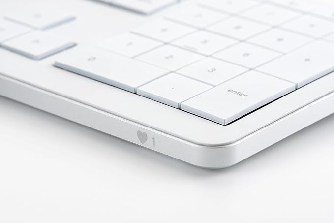 CLVX 1 Mac | Touch On Keys & Gestures AI Keyboard | Bluetooth & USB-C | Low Profile Silent Scissor Keys | Interactive RGB | Aluminum Chassis | Compatible with Mac/iPad/AppleTV/VisionPro