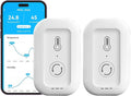 DAYBETTER Smart WiFi Thermometer Hygrometer, 2.4G Indoor Temperature Humidity Sensor with Real-Time App Alerts, Temperature Humidity Monitor for Home Nursery Greenhouse Pet 2 Pack