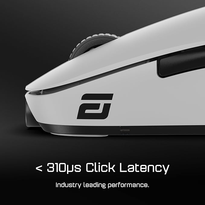 ENDGAME GEAR XM2w 4k Wireless Gaming Mouse – 4000Hz Polling Rate, Kailh GX Switches, PixArt PAW3395 Sensor, Lightweight ~62 g, White