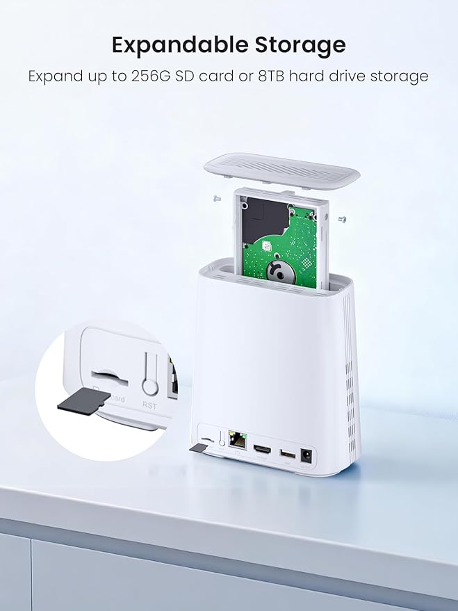 Solar Camera Outdoor Wireless, No Subscription, Expandable to 10CH, 4 Cam Kit Home Security Camera System, 4MP Color Night Vision, 360° Pan&Tilt, PIR/AI Detection, Works Offline & 2.4G/5G WiFi