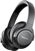 Truefree HF10 Hybrid Active Noise Cancelling Headphones, Wireless Over Ear Bluetooth 6.0 ANC Headset, 125 Hours Playtime, Spatial Audio, Deep Bass, App Custom EQ, Dual Connection, Comfort Fit Ear Cups