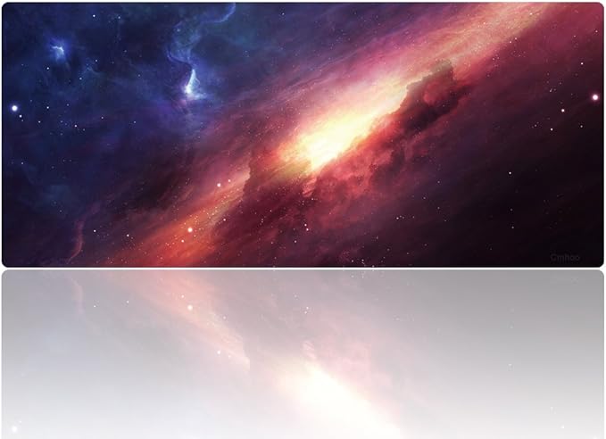 XXL Professional Large Mouse Pad & Computer Game Mouse Mat (35.4x15.7x0.1IN, 90x40 sky001)