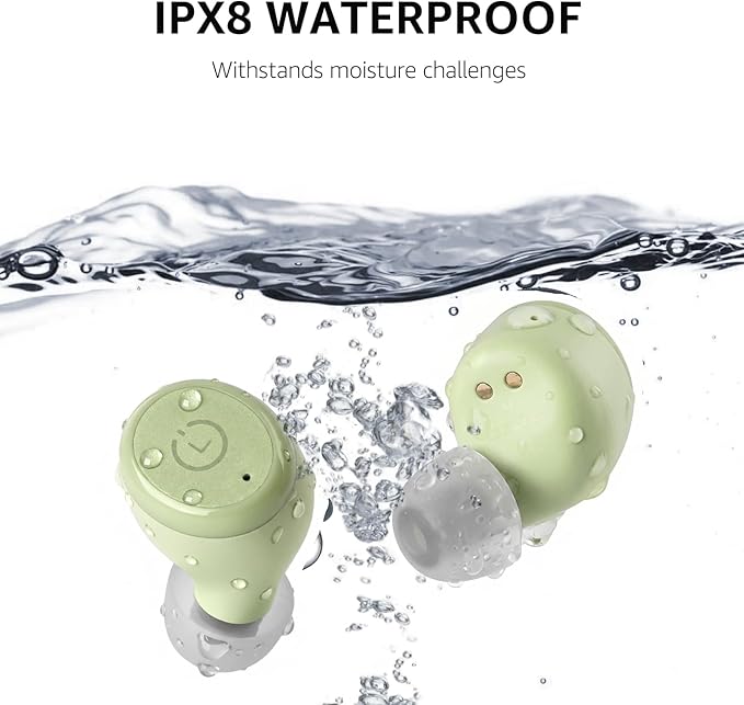 TOZO T10 Bluetooth 5.3 Wireless Earbuds, Deep Bass Stereo, 55H Playtime, App EQ Customization, Wireless Charging Case, IPX8 Waterproof, Ergonomic Fit for in-Ear Headphones