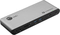 SIIG Thunderbolt 4 Docking Station - Quad 4K / Single 8K, 60W PD, 3X TB4 40Gbps (USB-C), 2X USB-A 5G, Gigabit Ethernet, Support Mac M1/M2/M3 Pro/Max & Windows (Intel/AMD/Snapdragon) (JU-DK0U11-S1)