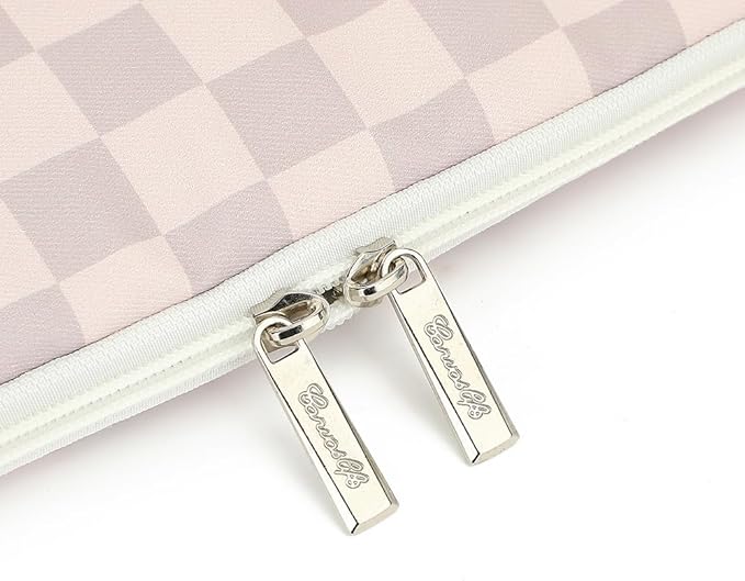 15.6-inch Notebook case, Waterproof and Shockproof Protective Computer case, can be Used to Cover Shopping cart Cases. The Notebook is Compatible with Lenovo, ASUS and HP (Neutral Checker)