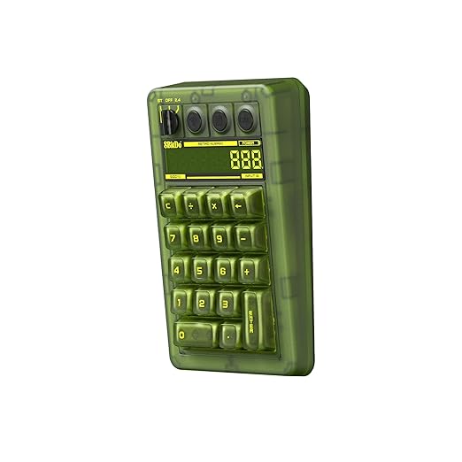 8BitDo Retro 18 Mechanical Numpad, Supports Calculator Mode, Bluetooth/2.4G/USB-C Numpad for Windows and Android - Xbox Edition