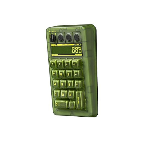 8BitDo Retro 18 Mechanical Numpad, Supports Calculator Mode, Bluetooth/2.4G/USB-C Numpad for Windows and Android - Xbox Edition
