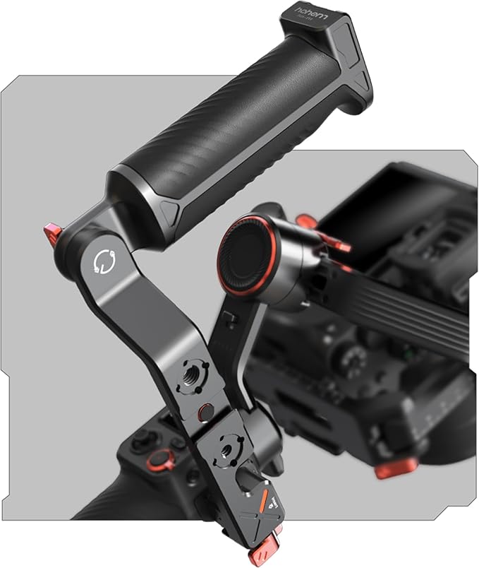 hohem iSteady MT2 Gimbal Stabilizer for Camera, 4 in 1 3-Axis Gimbal for Mirrorless/Compact Camera/Action Camera/Smartphone, OLED Display, Compatible for Canon/Sony/Nikon/iPhone