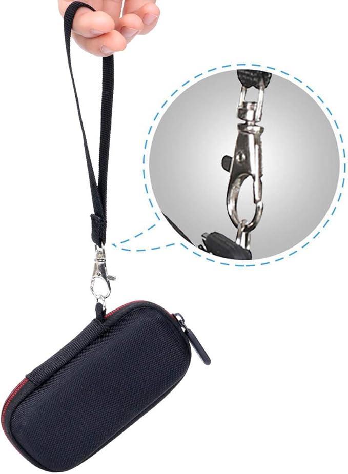 LTGEM Case Compatible with Digital Voice Recorder Voice Activated Recorder(Inside: 4.1"x2.1"x0.7"), Black+Grey