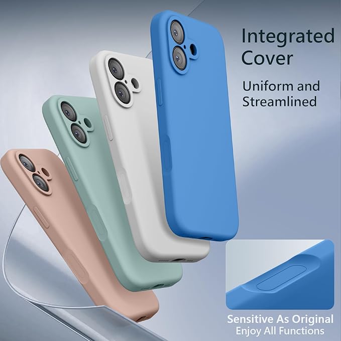 FireNova Magnetic for iPhone 17 Case, Compatible with MagSafe, [Integrated Silicone Camera Control Button] [Camera Protection] Anti-Scratch Microfiber Lining Phone Case, 6.3", Blue
