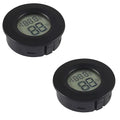 2PCS Mini Hygrometer Thermometer Electronic Digital Humidity Meter Gauge Monitor LCD Display Indoor Temperature Sensor with Fahrenheit Celsius