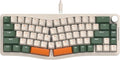 ATTACK SHARK AKS068 Wired Mechanical Gaming Keyboard 65% Alice Layout Hot-swapped Gasket Mount with RGB Backlit VIA Programmable Knob NKRO TKL AS Pre-lubed Clicky Blue Switch for Win/Mac(Green)