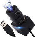 UHD 4K 30fps 2.8-12mm Varifocal Zoom Lens Mini Webcam, Plug and Play, Low Power Consumption USB Camera, Support OPENCV for Windows/Linux/Raspberry Pi/Mac