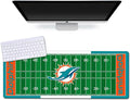 Large Gaming Mouse Pad, Mousepad with Non-Slip Rubber Base for Laptop Computer Desktop Keyboard,Football Fans Boy Husband Gift Little Green Design Mat